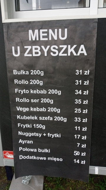 menu kebab lewin brzeski
