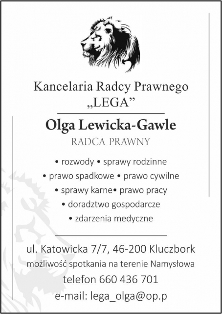 Kancelaria Radcy Prawnego Lega Olga Lewicka Gawle Radca Prawny Litpl Galeria 4789